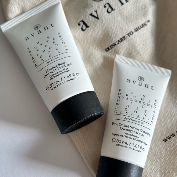 🩷BRAND NEW AVANT BUNDLE MOISTURE SURGE OVERNIGHT TREATMENT RESOTRING SERUM - Picture 7 of 9